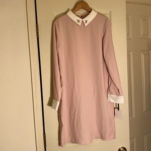 Victoria Beckham Target Blush Pink Rabbit Dress XL fits like large